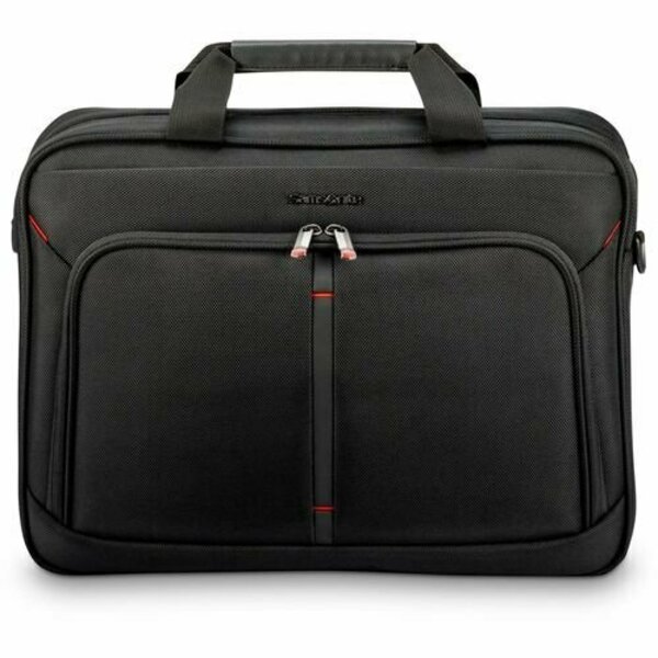 Samsonite Briefcase, Slim, Polyester, f/15.6inLaptop, 12-1/2inx17inx5-1/2in, BK SML1473271041
